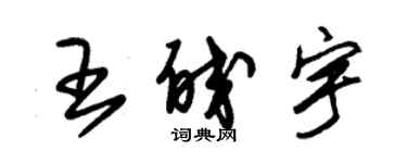 朱锡荣王皎宇草书个性签名怎么写