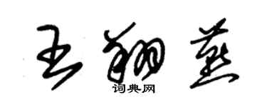 朱锡荣王翔燕草书个性签名怎么写