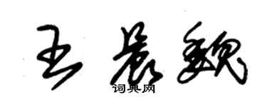 朱锡荣王晨魏草书个性签名怎么写