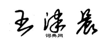 朱锡荣王津晨草书个性签名怎么写