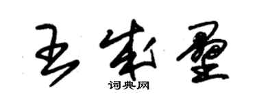 朱锡荣王成垒草书个性签名怎么写