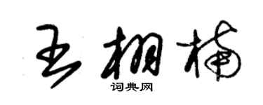 朱锡荣王栩楠草书个性签名怎么写