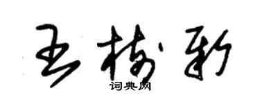 朱锡荣王树新草书个性签名怎么写