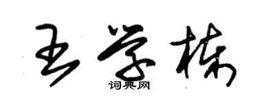 朱锡荣王学栋草书个性签名怎么写