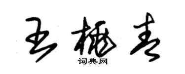 朱锡荣王桃青草书个性签名怎么写