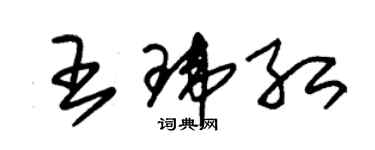 朱锡荣王玮红草书个性签名怎么写