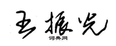朱锡荣王振光草书个性签名怎么写