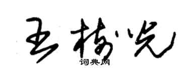 朱锡荣王树光草书个性签名怎么写