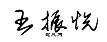 朱锡荣王振悦草书个性签名怎么写