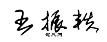 朱锡荣王振轶草书个性签名怎么写