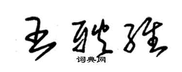 朱锡荣王耿维草书个性签名怎么写