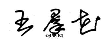 朱锡荣王群花草书个性签名怎么写