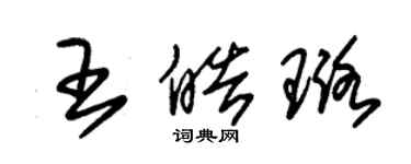 朱锡荣王皓璐草书个性签名怎么写