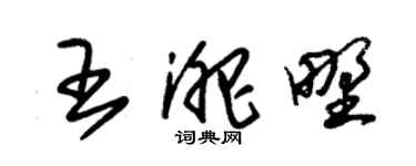 朱锡荣王淝野草书个性签名怎么写