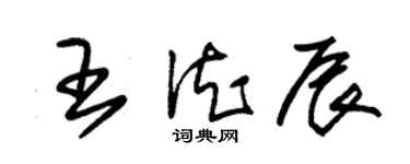 朱锡荣王德辰草书个性签名怎么写