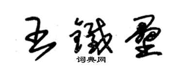 朱锡荣王铁垒草书个性签名怎么写