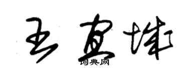 朱锡荣王宜城草书个性签名怎么写