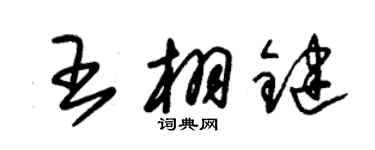 朱锡荣王栩键草书个性签名怎么写