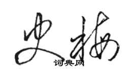 骆恒光史梅草书个性签名怎么写