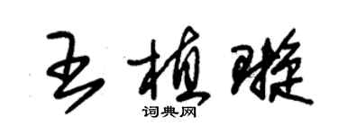 朱锡荣王植璇草书个性签名怎么写