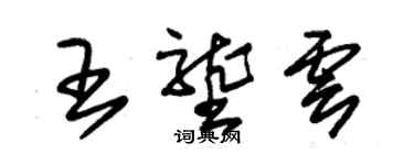 朱锡荣王垄云草书个性签名怎么写