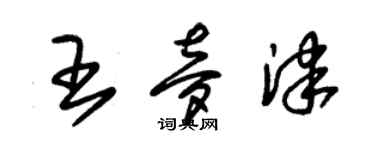 朱锡荣王梦津草书个性签名怎么写