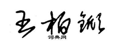 朱锡荣王柏锨草书个性签名怎么写