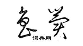 曾庆福鲁冀草书个性签名怎么写