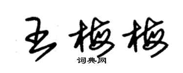 朱锡荣王梅梅草书个性签名怎么写
