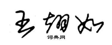 朱锡荣王翊如草书个性签名怎么写