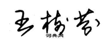 朱锡荣王树芬草书个性签名怎么写
