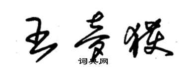 朱锡荣王梦获草书个性签名怎么写
