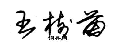 朱锡荣王树苗草书个性签名怎么写