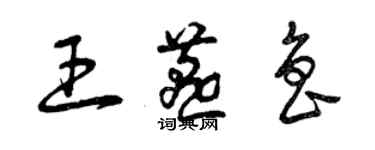 曾庆福王燕鲁草书个性签名怎么写