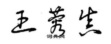 曾庆福王蓉真草书个性签名怎么写