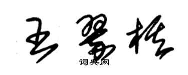 朱锡荣王翠棋草书个性签名怎么写