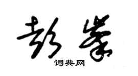 朱锡荣彭峰草书个性签名怎么写