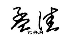 朱锡荣孟佳草书个性签名怎么写