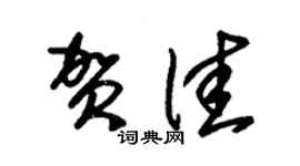 朱锡荣贺佳草书个性签名怎么写