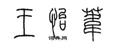 陈墨王怡苇篆书个性签名怎么写
