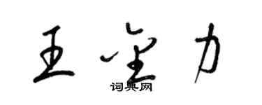 梁锦英王金力草书个性签名怎么写