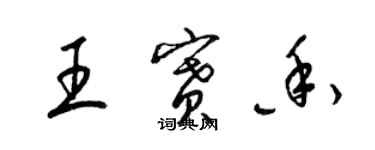 梁锦英王赛香草书个性签名怎么写