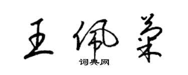 梁锦英王佩菊草书个性签名怎么写