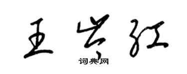 梁锦英王岑红草书个性签名怎么写