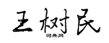 曾庆福王树民行书个性签名怎么写