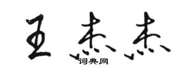 骆恒光王杰杰行书个性签名怎么写