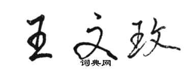 骆恒光王文玫行书个性签名怎么写