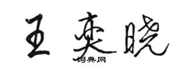 骆恒光王奕晓行书个性签名怎么写
