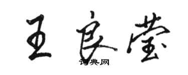 骆恒光王良莹行书个性签名怎么写