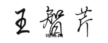 骆恒光王智芹行书个性签名怎么写